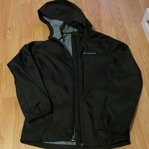 Columbia girls lightweight rain jacket.